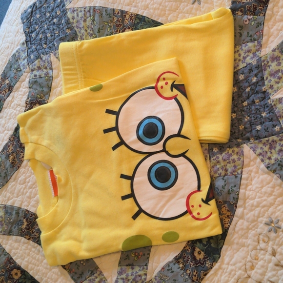 Nickelodeon SpongeBob (8) Yellow PJ 2pc Set (Brand New In Original Package) - Picture 1 of 10